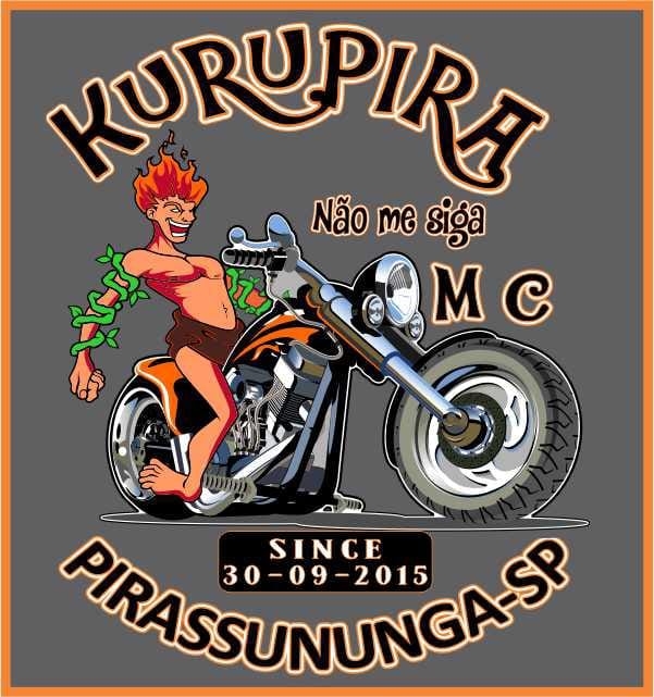 Brasão do KURUPIRA NÃO ME SIGA MOTO CLUBE PIRASSUNUNGA